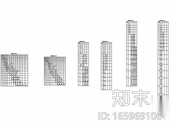 常用国标型钢截面图CAD施工图下载【ID:165969106】