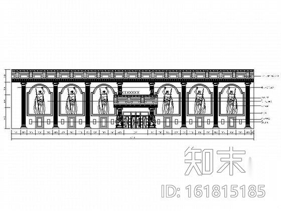 [济南]某大型KTV商务会所全套施工图cad施工图下载【ID:161815185】