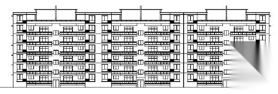 某七层住宅楼建筑结构方案图cad施工图下载【ID:149848137】