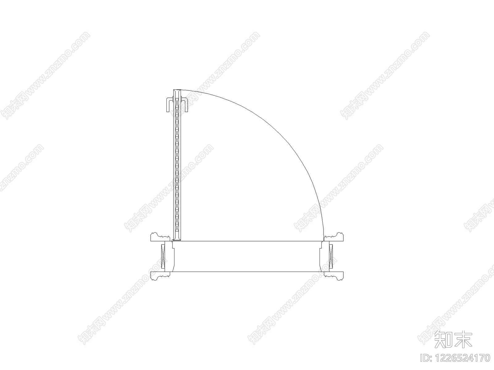 内门系统cad施工图下载【ID:1226524170】