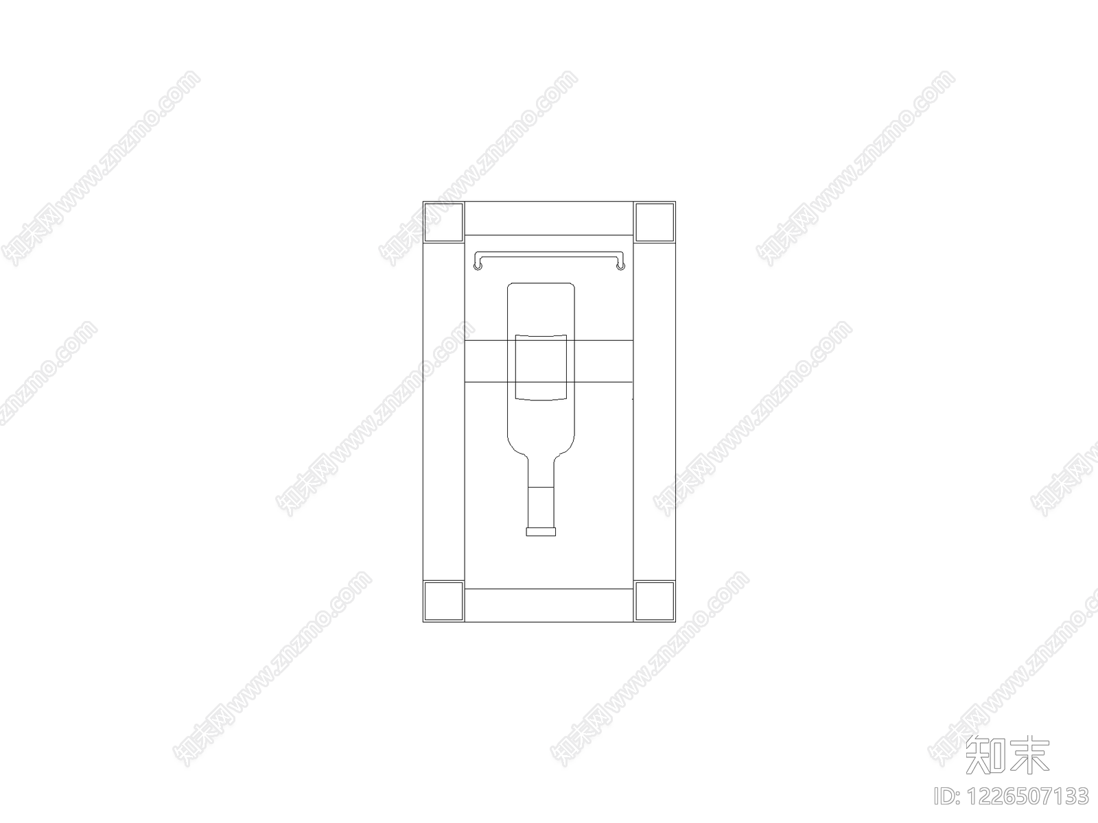 柜子cad施工图下载【ID:1226507133】