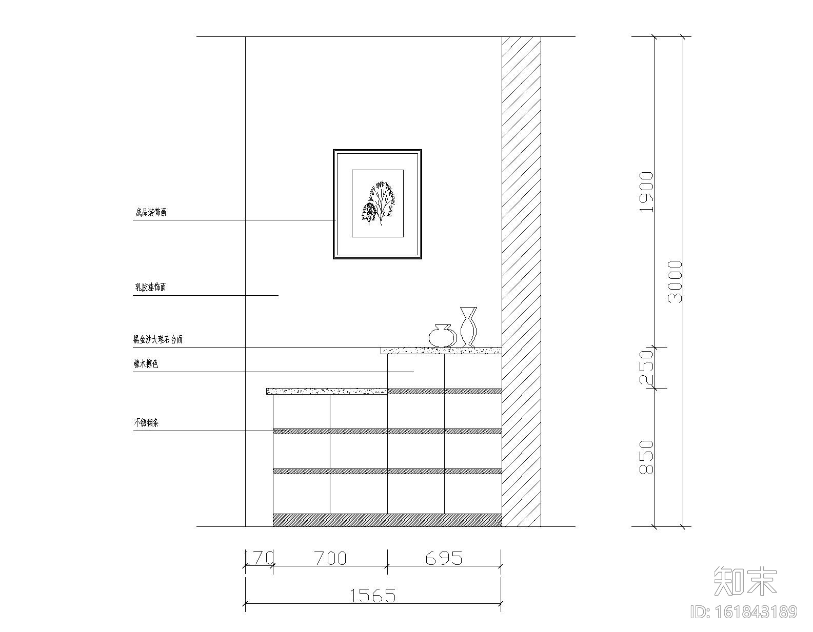 76款鞋柜设计CAD施工图施工图下载【ID:161843189】