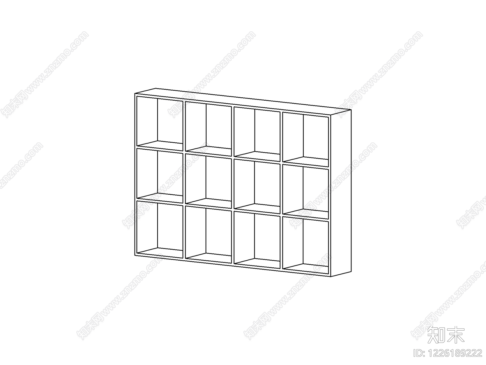 现代柜子CAD图纸