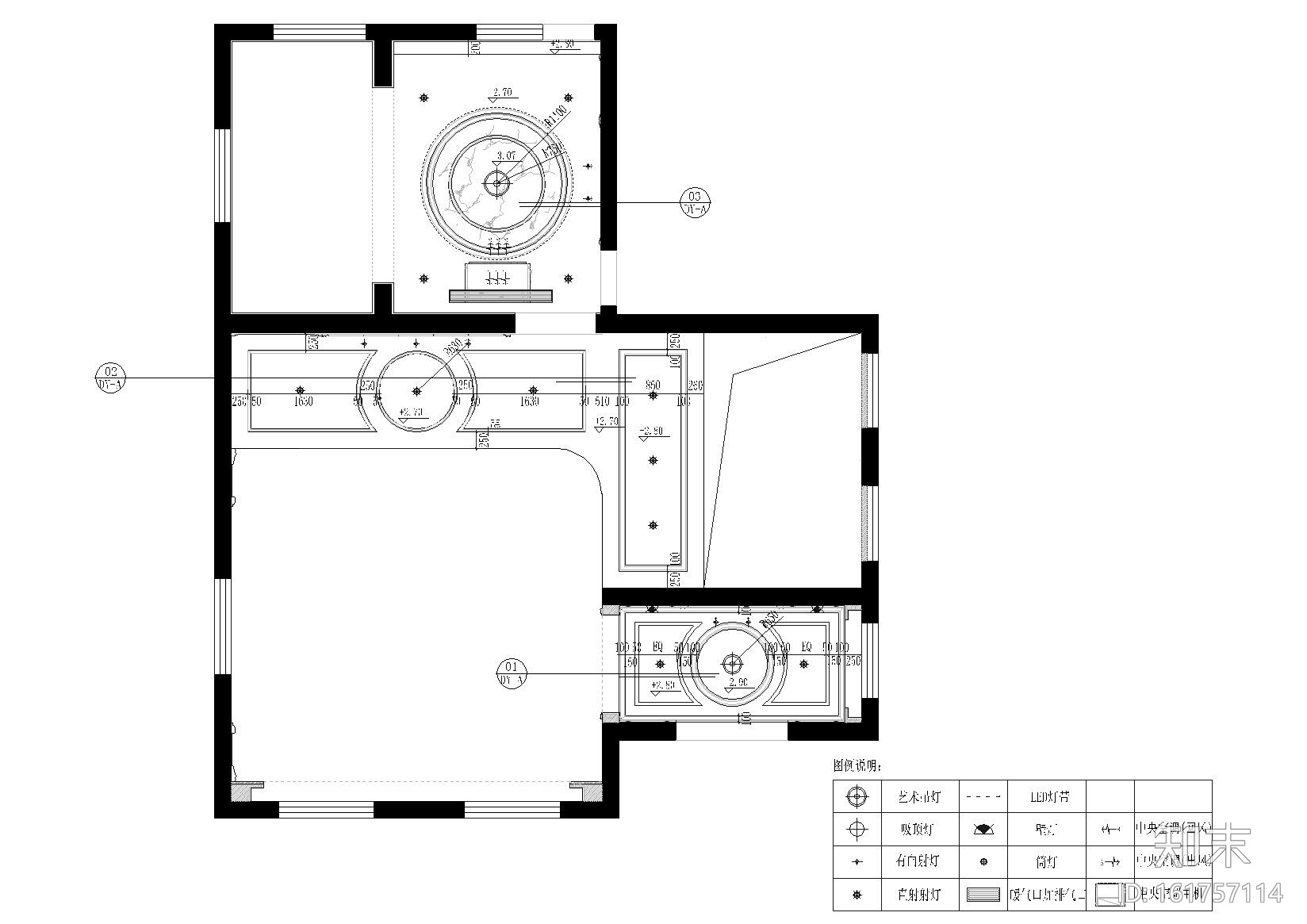 [福清]松潭村中式风格别墅施工图+效果图cad施工图下载【ID:161757114】