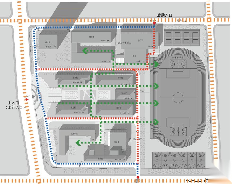 [广东]佛山某职业技术学院建筑方案设计文本(包含JPG+49...cad施工图下载【ID:167638143】