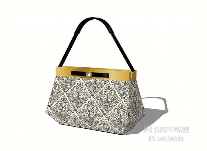 女士手提包SU模型下载【ID:96626643】