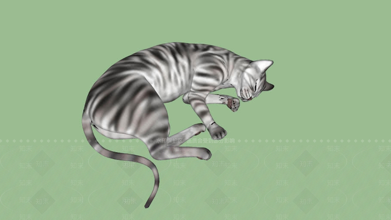 猫SU模型下载【ID:1162484689】