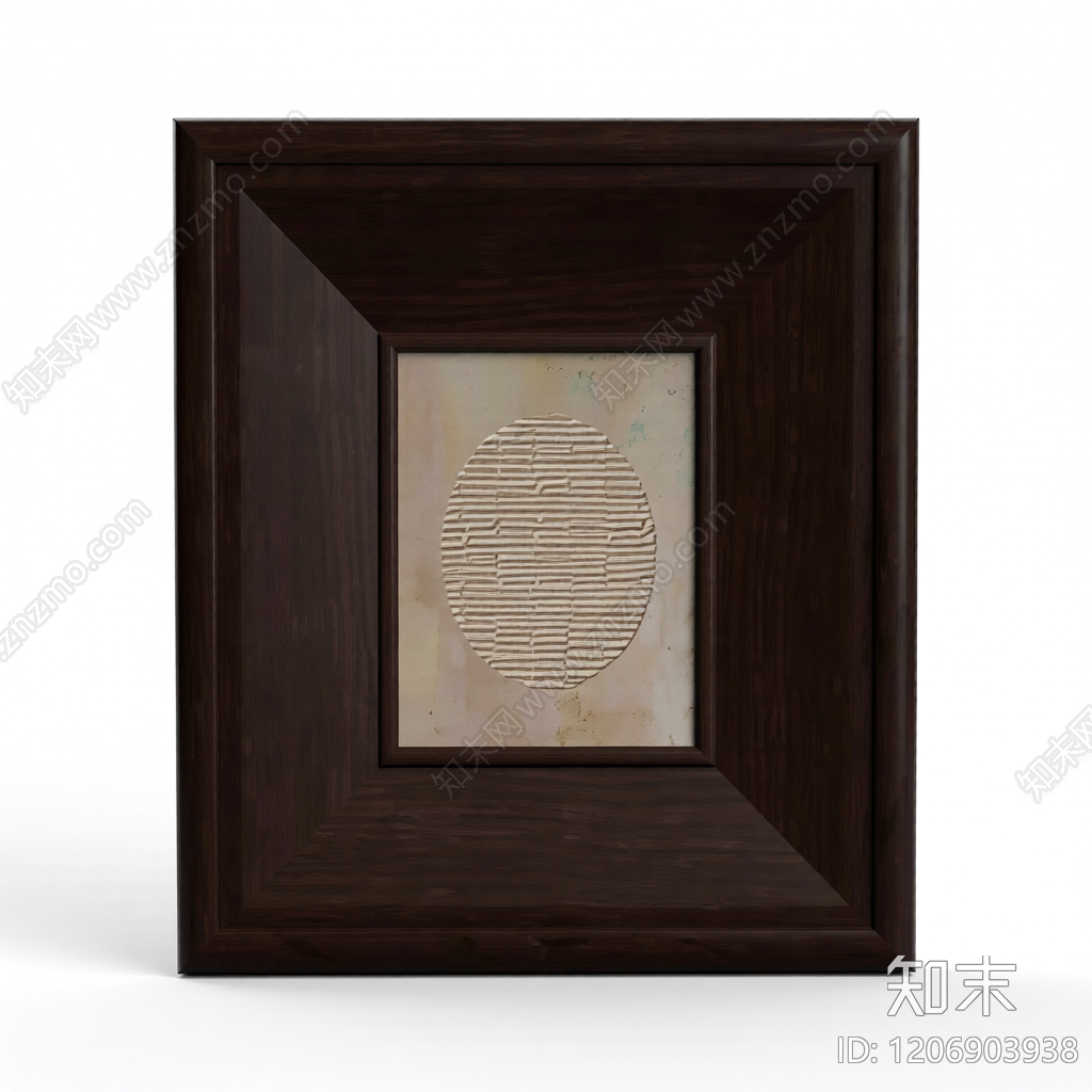 木质画框装饰品3D模型下载【ID:1206903938】