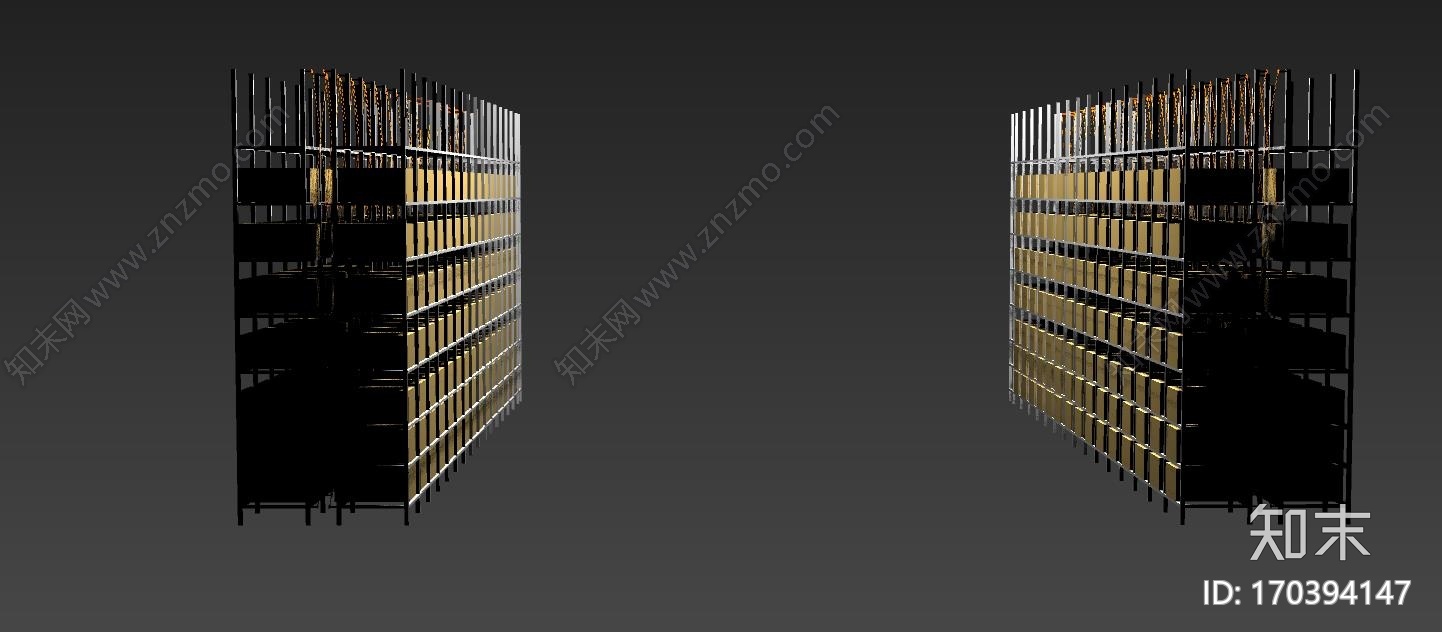 货架CG模型下载【ID:170394147】