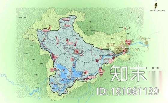 溪口-雪窦山重点风景名胜区总体规划方案cad施工图下载【ID:161061139】