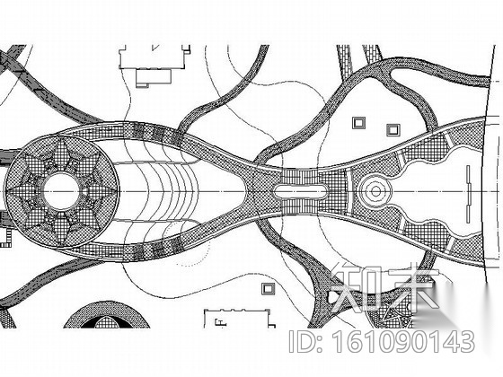 [山西]高品质标杆居住区景观规划施工图cad施工图下载【ID:161090143】