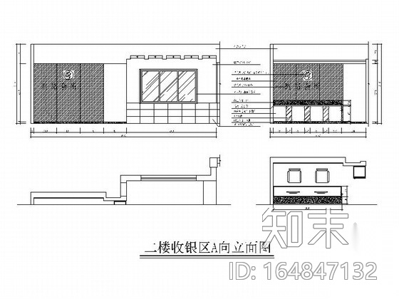 [原创]现代时尚网络会所室内装修施工图cad施工图下载【ID:164847132】