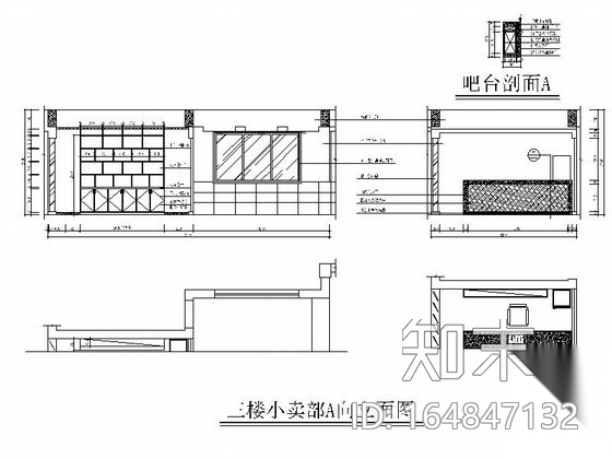 [原创]现代时尚网络会所室内装修施工图cad施工图下载【ID:164847132】