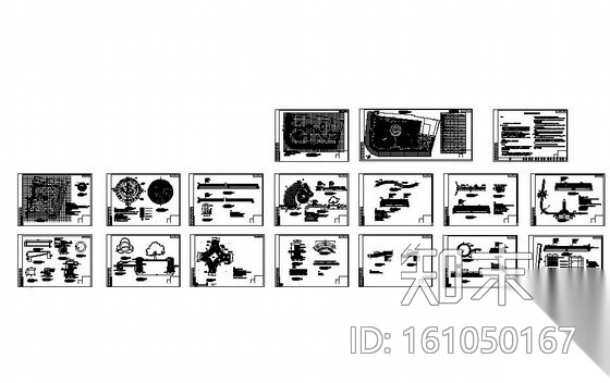 [海安]某街边绿地景观工程施工图cad施工图下载【ID:161050167】