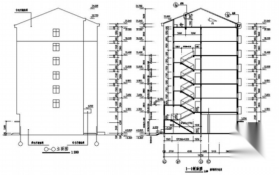 某七层商住楼建筑设计施工图cad施工图下载【ID:149843153】