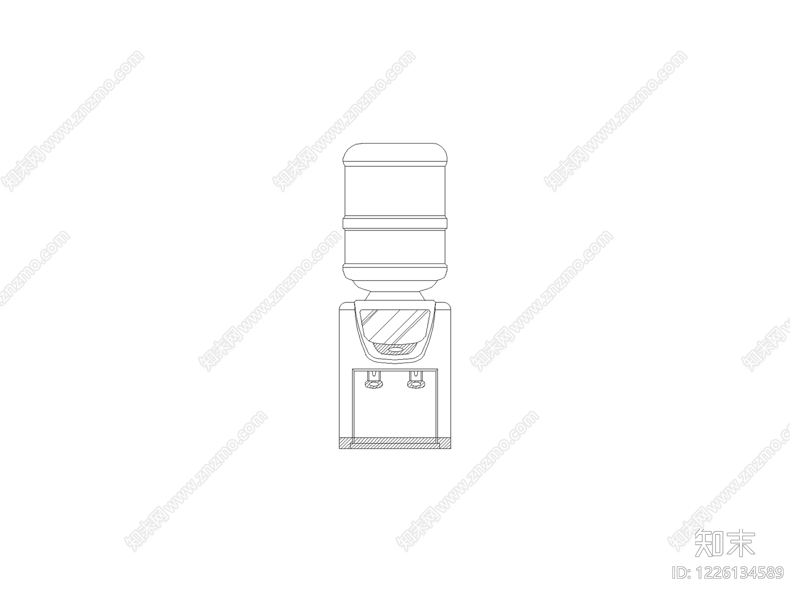 柜子cad施工图下载【ID:1226134589】