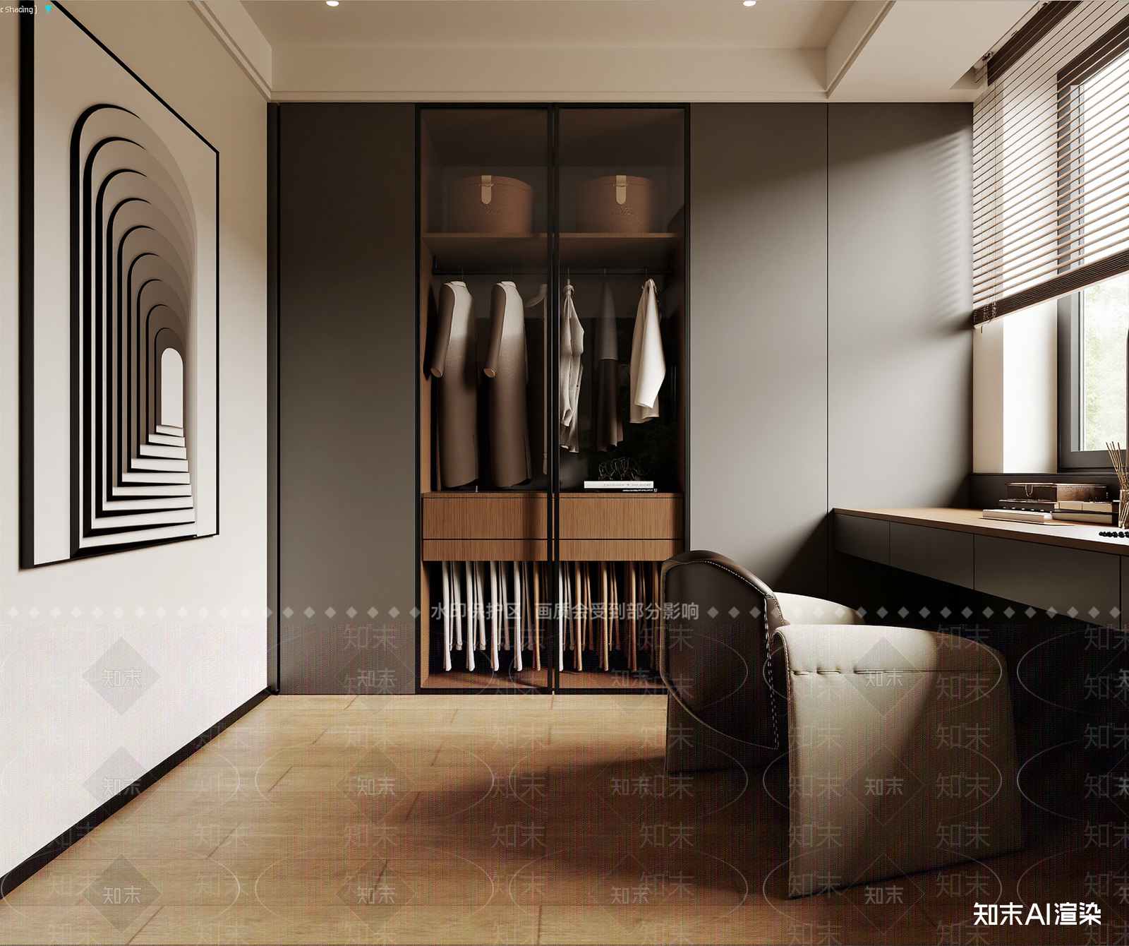 意式衣帽间3D模型下载【ID:1214948670】