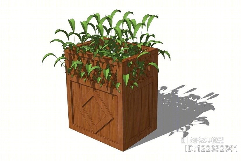 花箱SU模型下载【ID:122632561】