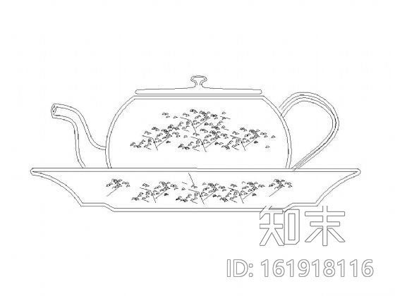 餐饮用具图块集cad施工图下载【ID:161918116】