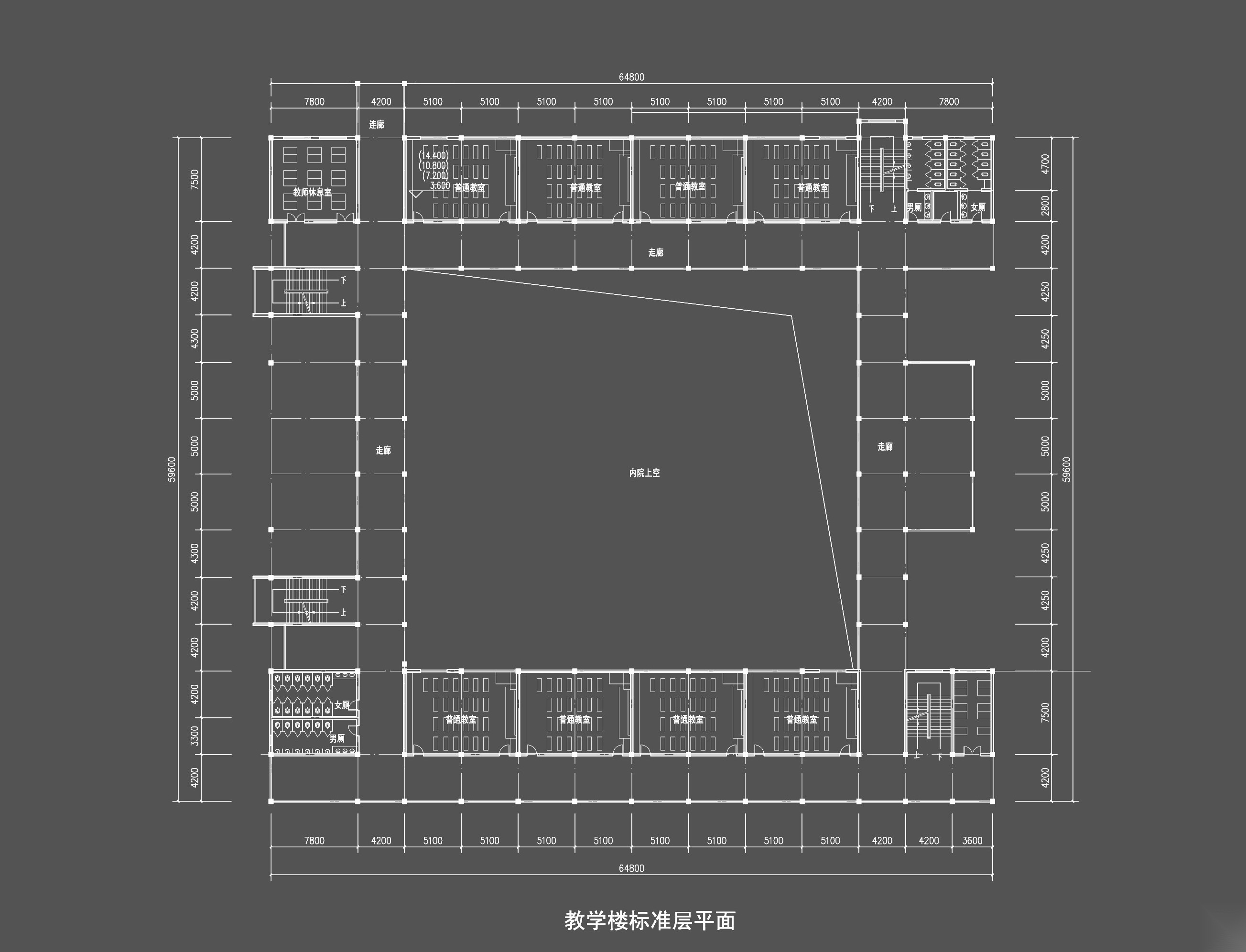 [江西]现代风格新余仙女湖中学规划设计方案文本（JPG）cad施工图下载【ID:166553187】