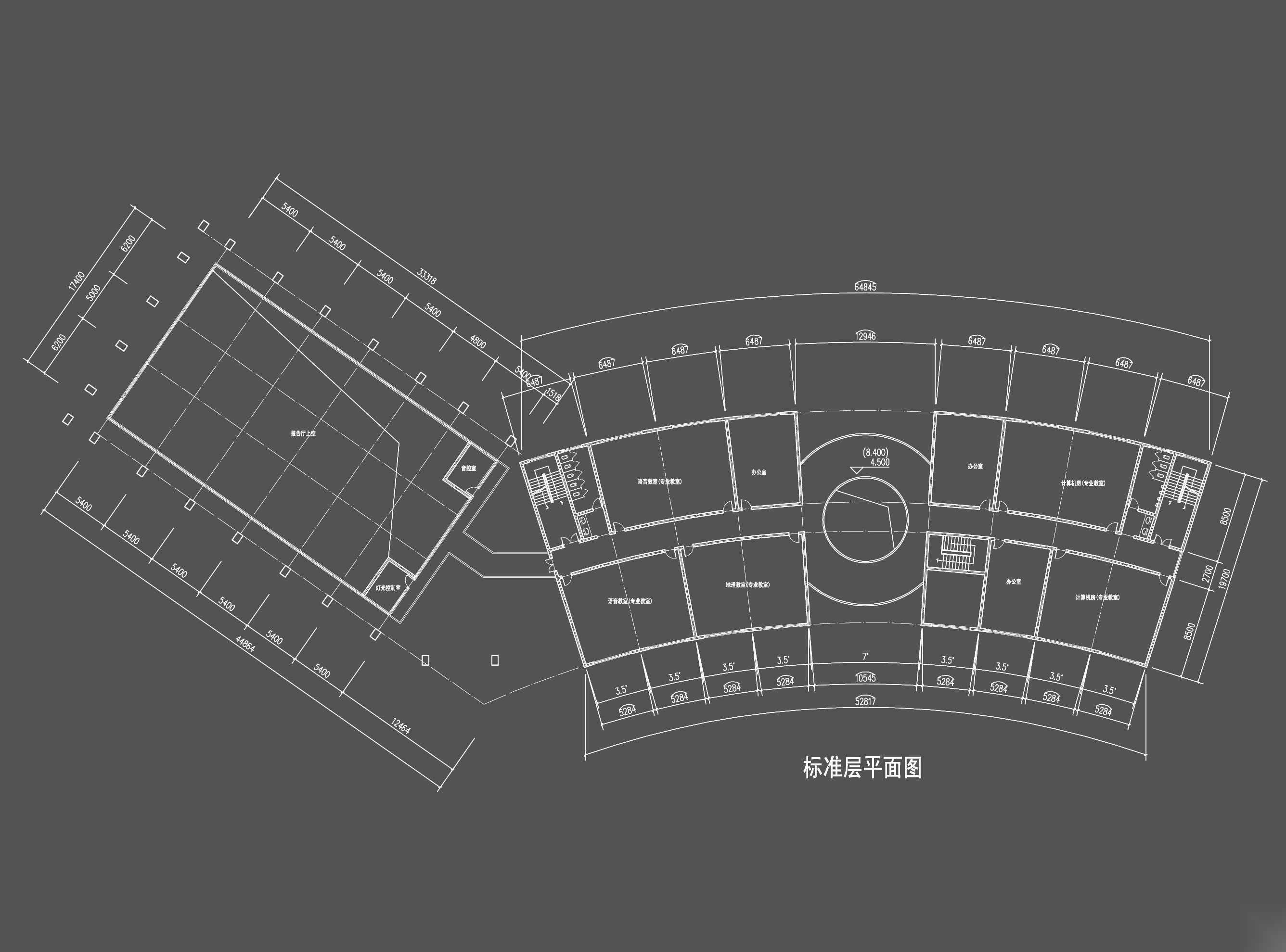 [江西]现代风格新余仙女湖中学规划设计方案文本（JPG）cad施工图下载【ID:166553187】