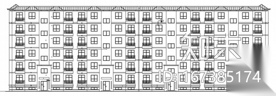 [大连长兴岛]某工业区新建动迁安置小区二期工程回迁建筑...cad施工图下载【ID:167385174】