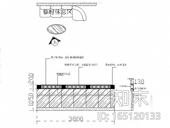 [四川]时尚大气某网络会所室内装修施工图（含效果）cad施工图下载【ID:165120133】