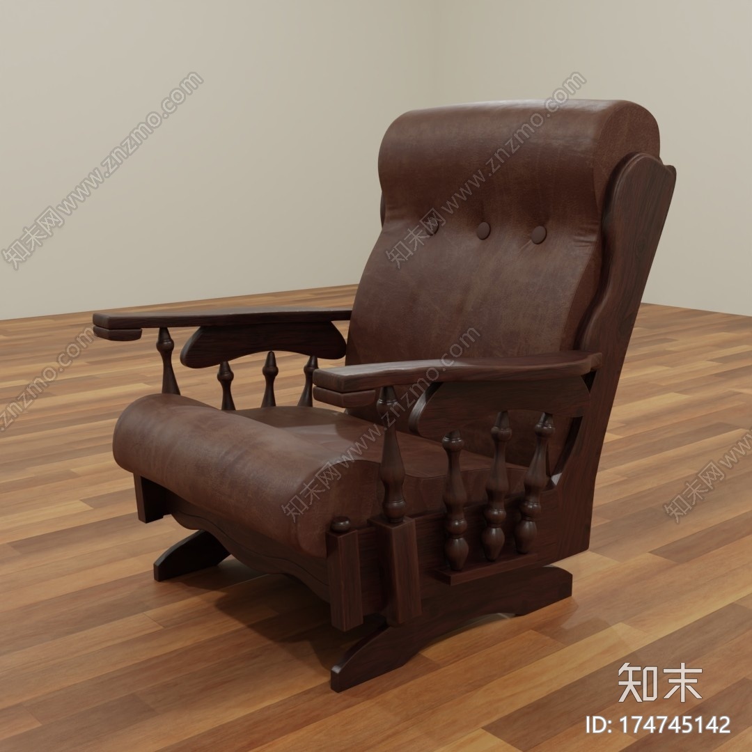 旧摇椅CG模型下载【ID:174745142】