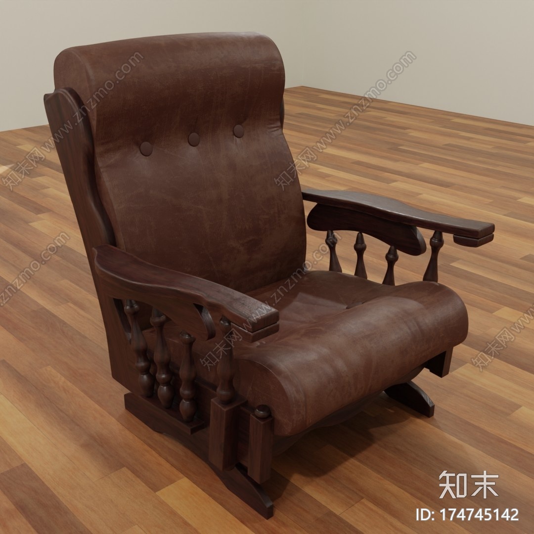 旧摇椅CG模型下载【ID:174745142】