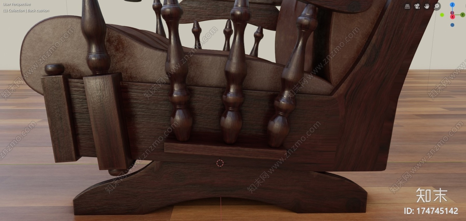 旧摇椅CG模型下载【ID:174745142】