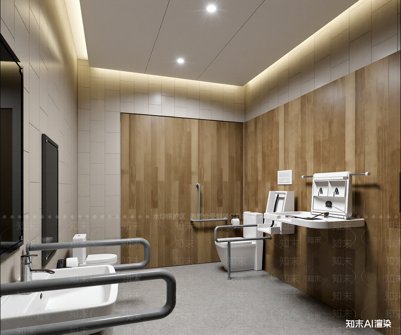 现代酒店卫生间3D模型下载【ID:1215102624】