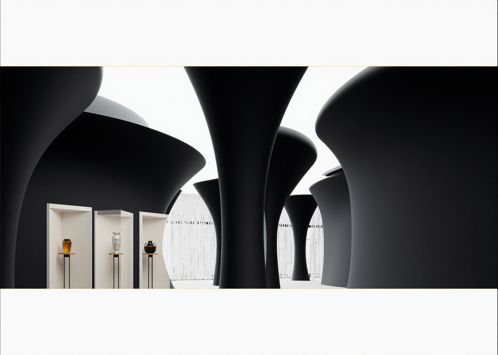 现代艺术展厅3D模型下载【ID:1215031598】