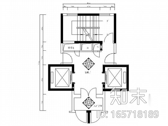 [广东]精品现代住宅标准层电梯厅竣工图施工图下载【ID:165718189】