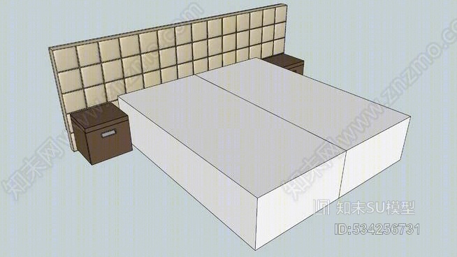 床SU模型下载【ID:534256731】