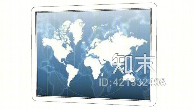世界地图（框架，面板（面板）worldmap表）SU模型下载【ID:421332498】