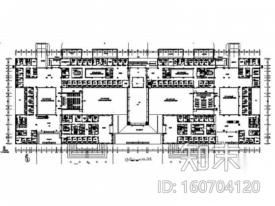 [宁波]交易服务平台中心高档行政中心综合楼装修施工图...施工图下载【ID:160704120】