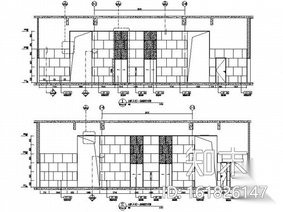 [江苏]某知名公司总部办公大楼室内A区施工图cad施工图下载【ID:161826147】