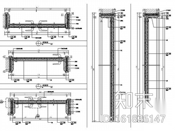 [江苏]某知名公司总部办公大楼室内A区施工图cad施工图下载【ID:161826147】