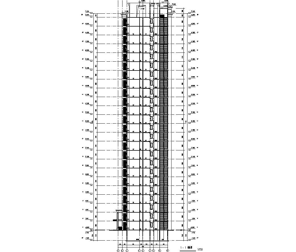 江苏特色欧陆风格建筑全套cad施工图下载【ID:167385128】