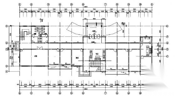 某三层办公楼建筑方案图cad施工图下载【ID:151434172】