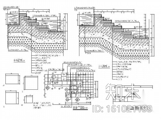 某旱喷广场景观规划设计施工图cad施工图下载【ID:161021199】