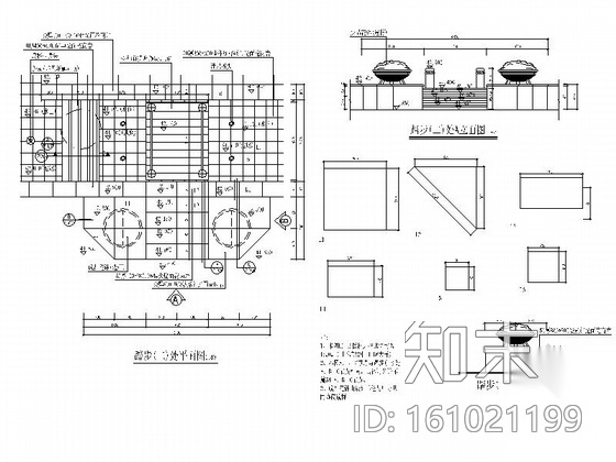 某旱喷广场景观规划设计施工图cad施工图下载【ID:161021199】