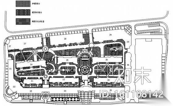 湖南长沙某小区景观设计施工图施工图下载【ID:161108142】