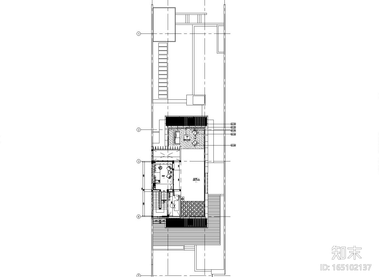 [海南]SCDA-三亚艾迪逊型私人别墅A+B户型室内装修CAD施...cad施工图下载【ID:165102137】