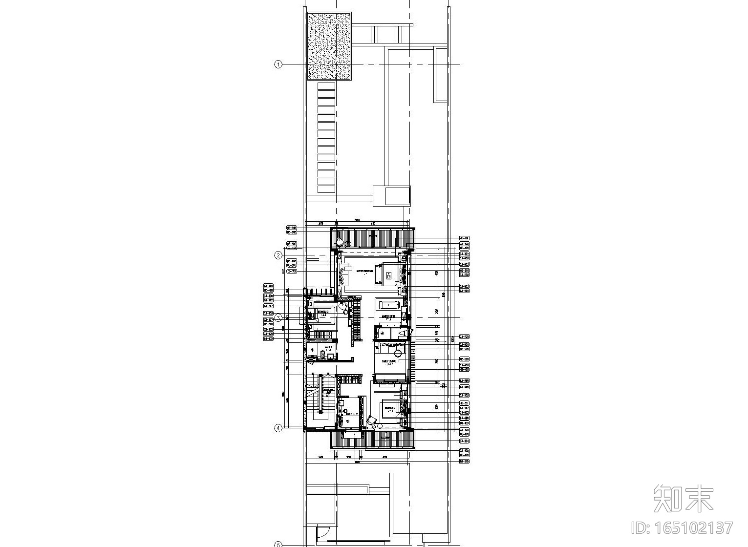 [海南]SCDA-三亚艾迪逊型私人别墅A+B户型室内装修CAD施...cad施工图下载【ID:165102137】