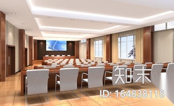 [陕西]著名大学综合性现代博物馆室内装修施工图（含效果...cad施工图下载【ID:164838118】