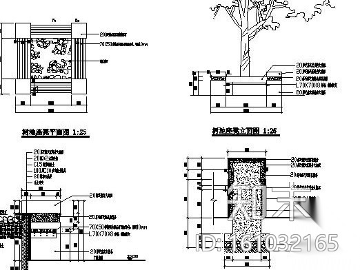 [济南]某商业广场环境设计施工图cad施工图下载【ID:161032165】