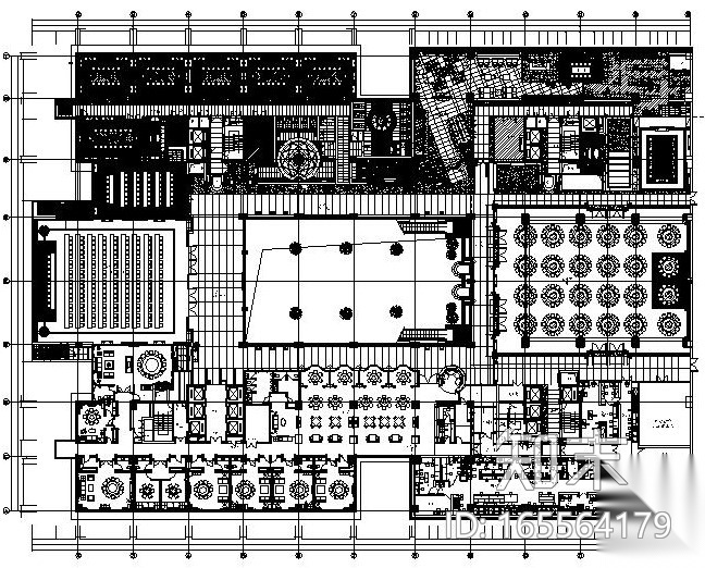 [重庆]某五星级大酒店全套装饰工程图（附效果图+物料表...cad施工图下载【ID:165564179】