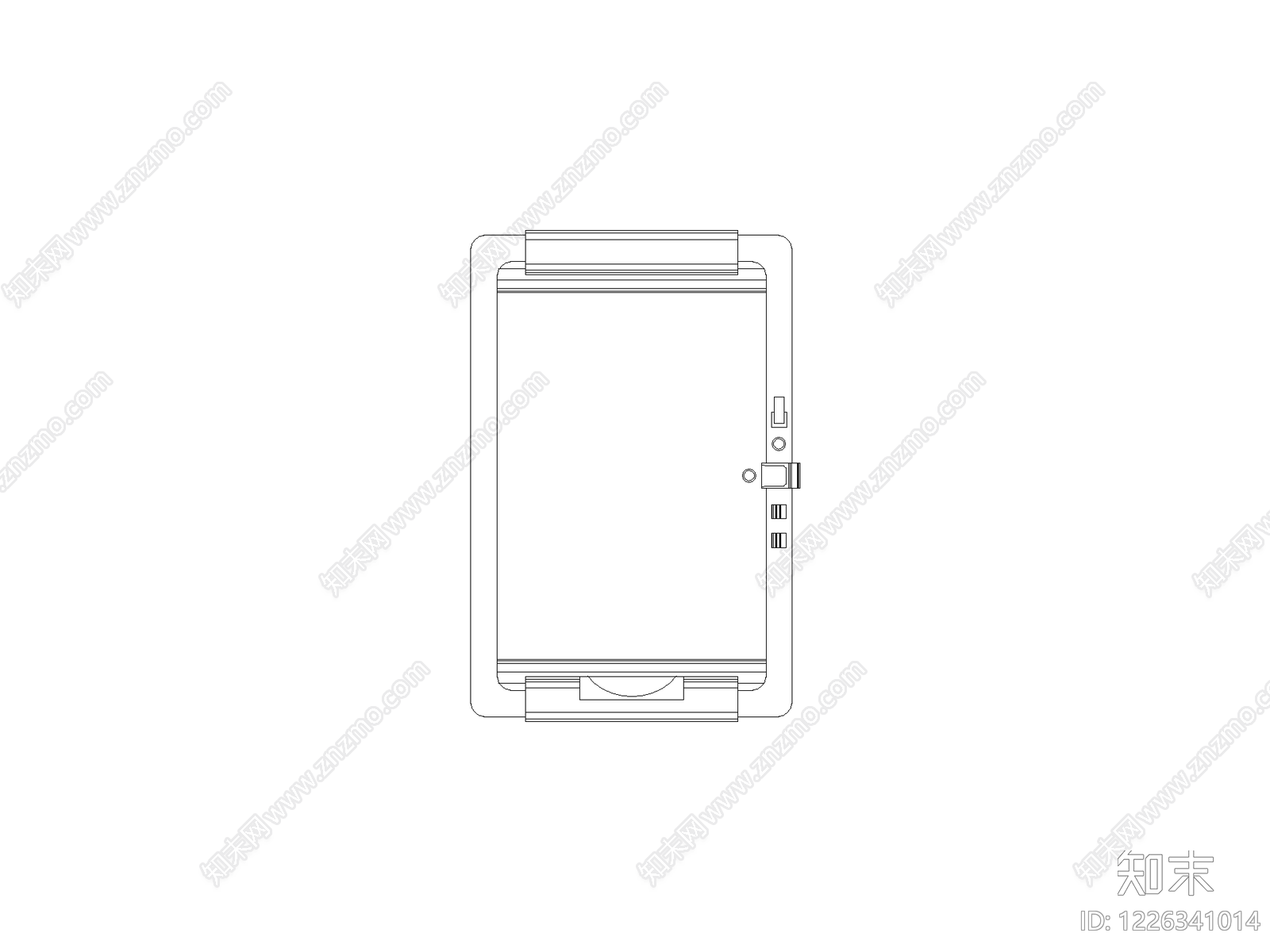 柜子cad施工图下载【ID:1226341014】