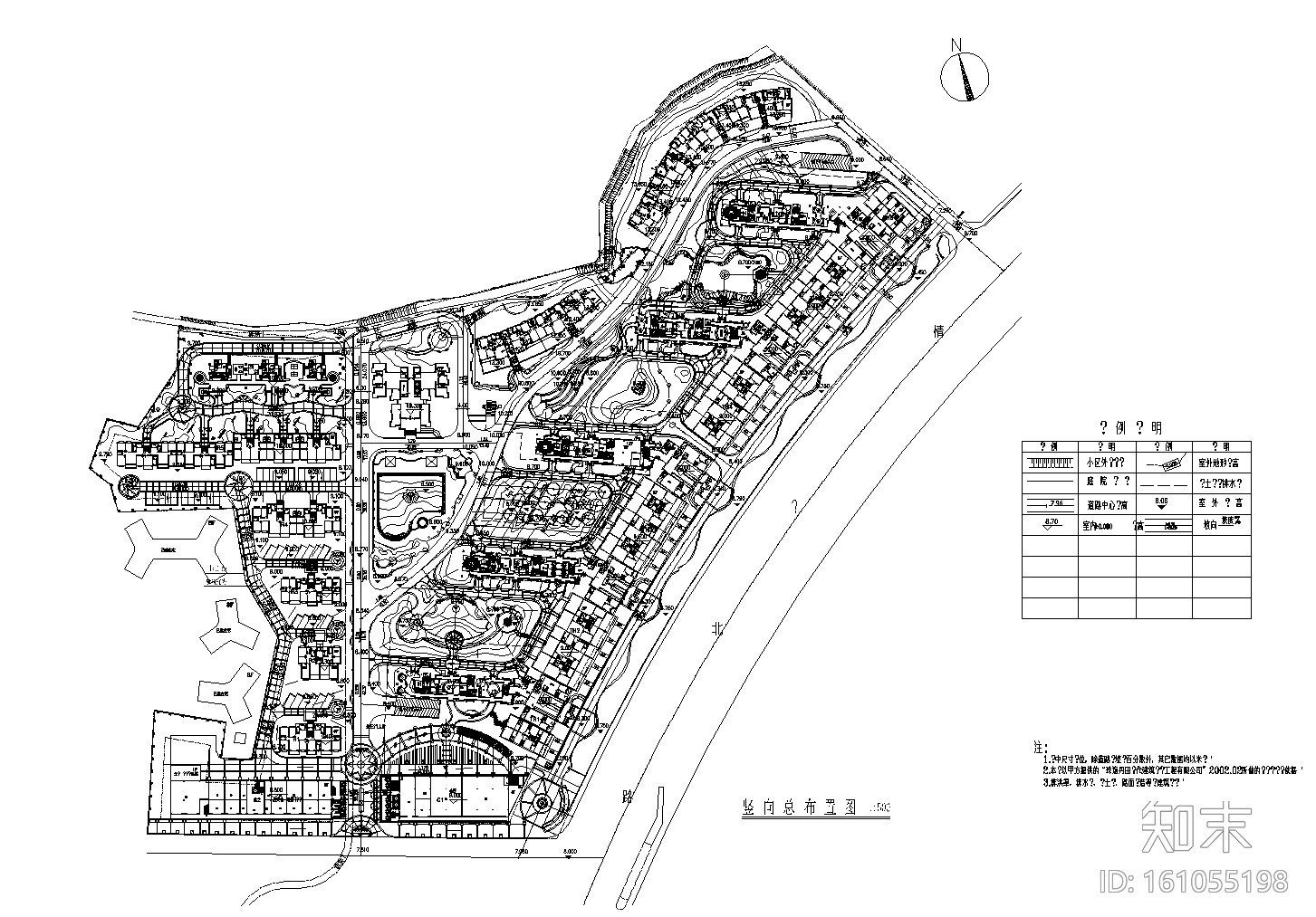 [广东]珠海美丽湾居住区景观设计CAD施工图cad施工图下载【ID:161055198】